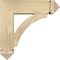Ekena Millwork Thorton Arts and Crafts Rough Sawn Bracket w/ Offset Brace, Douglas Fir, 6"W x 18"D x 18"H BKT0604X18X18THR03RDF - alternate 4